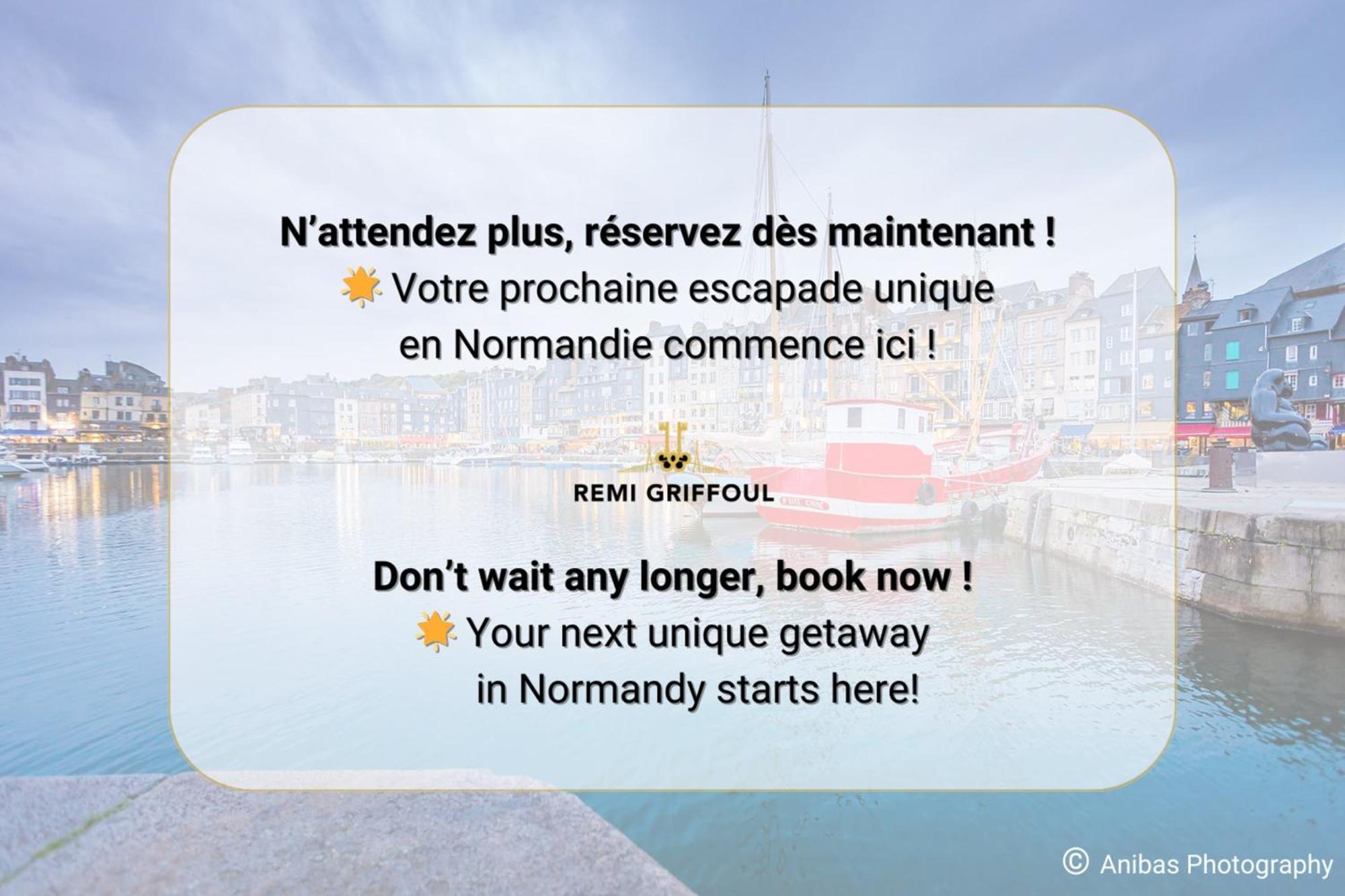 Emeraude Cozy Nest 3 Heart Of Historic District 2 Guests Honfleur Exteriör bild