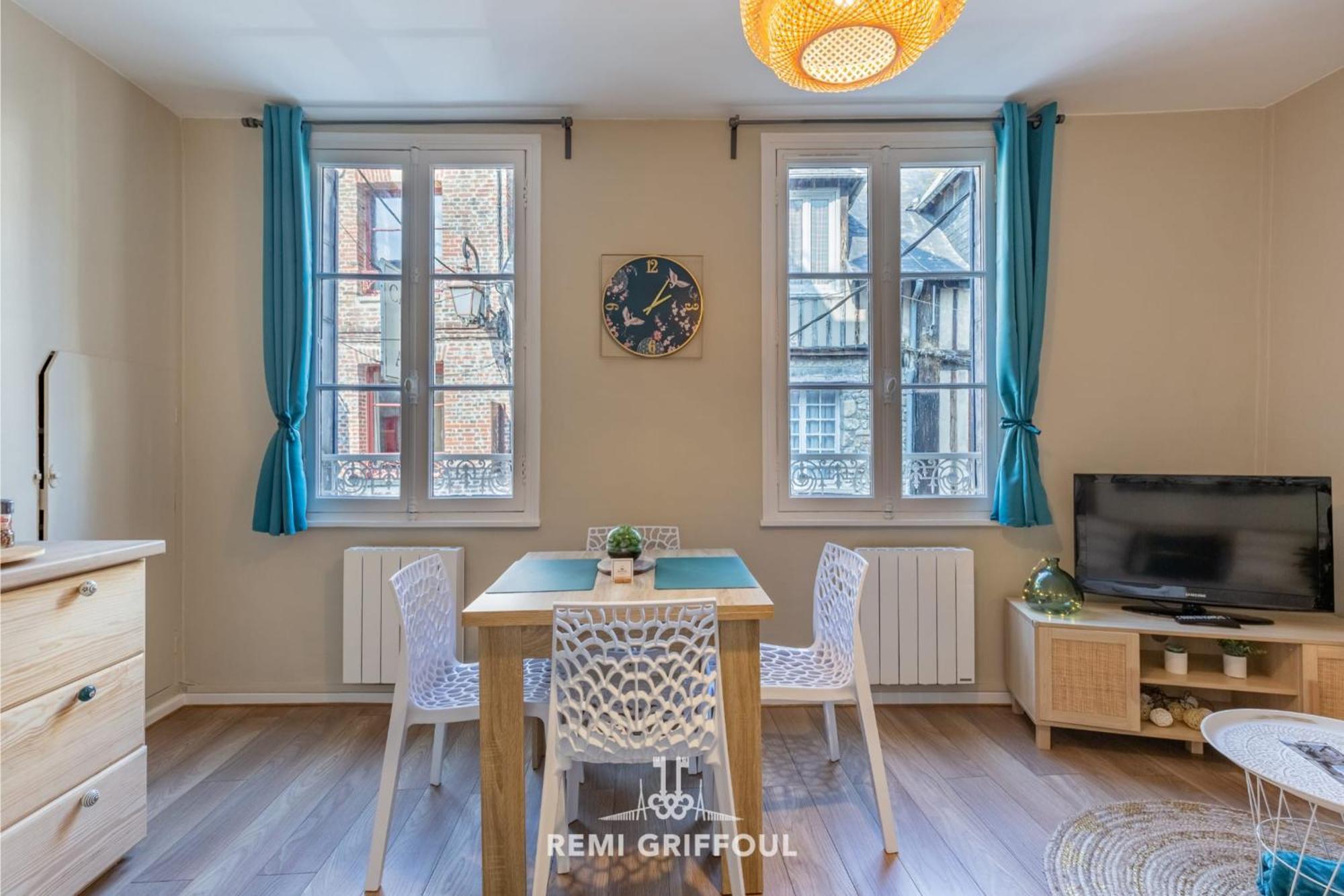 Emeraude Cozy Nest 3 Heart Of Historic District 2 Guests Honfleur Exteriör bild
