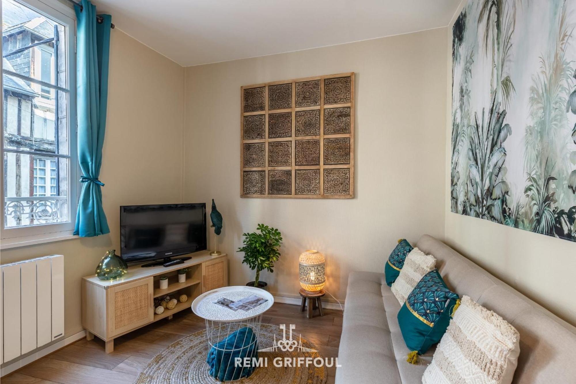 Emeraude Cozy Nest 3 Heart Of Historic District 2 Guests Honfleur Exteriör bild